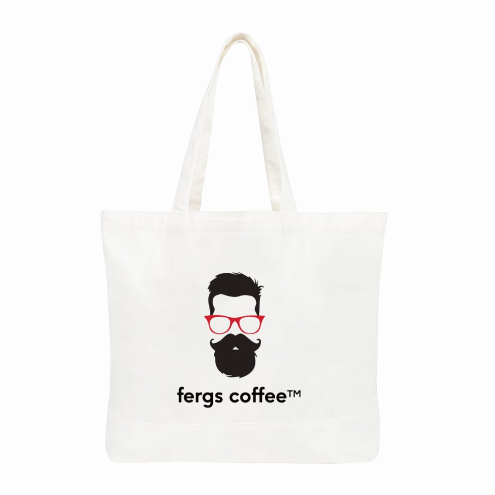 Fergs Coffee Deluxe Cotton Tote Bag (Printed)